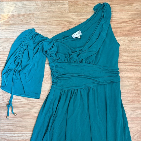 Temperly London Elegant Teal Evening Gown Size 10 - Picture 3 of 6